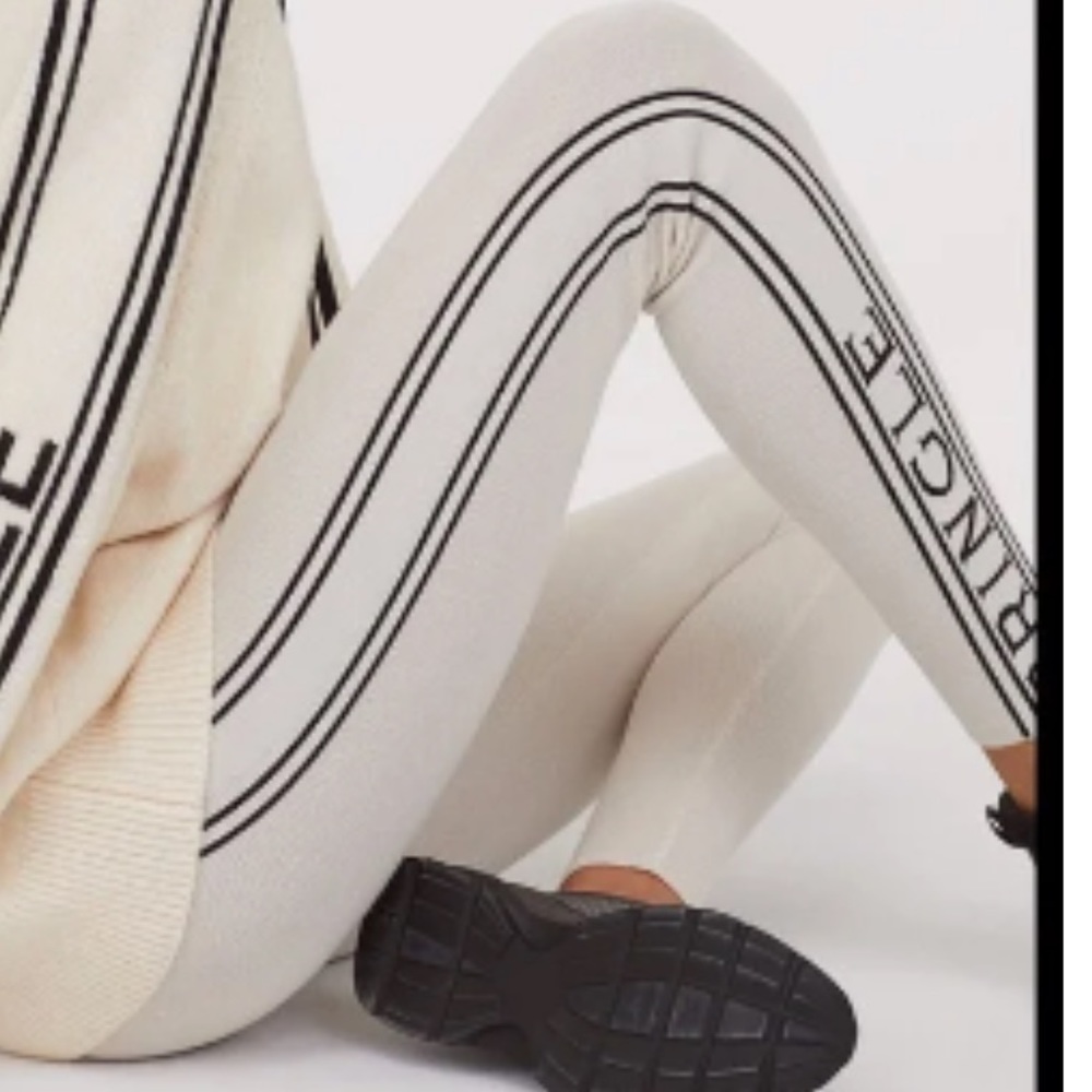Pringle of Scotland x H&M cream knit legging